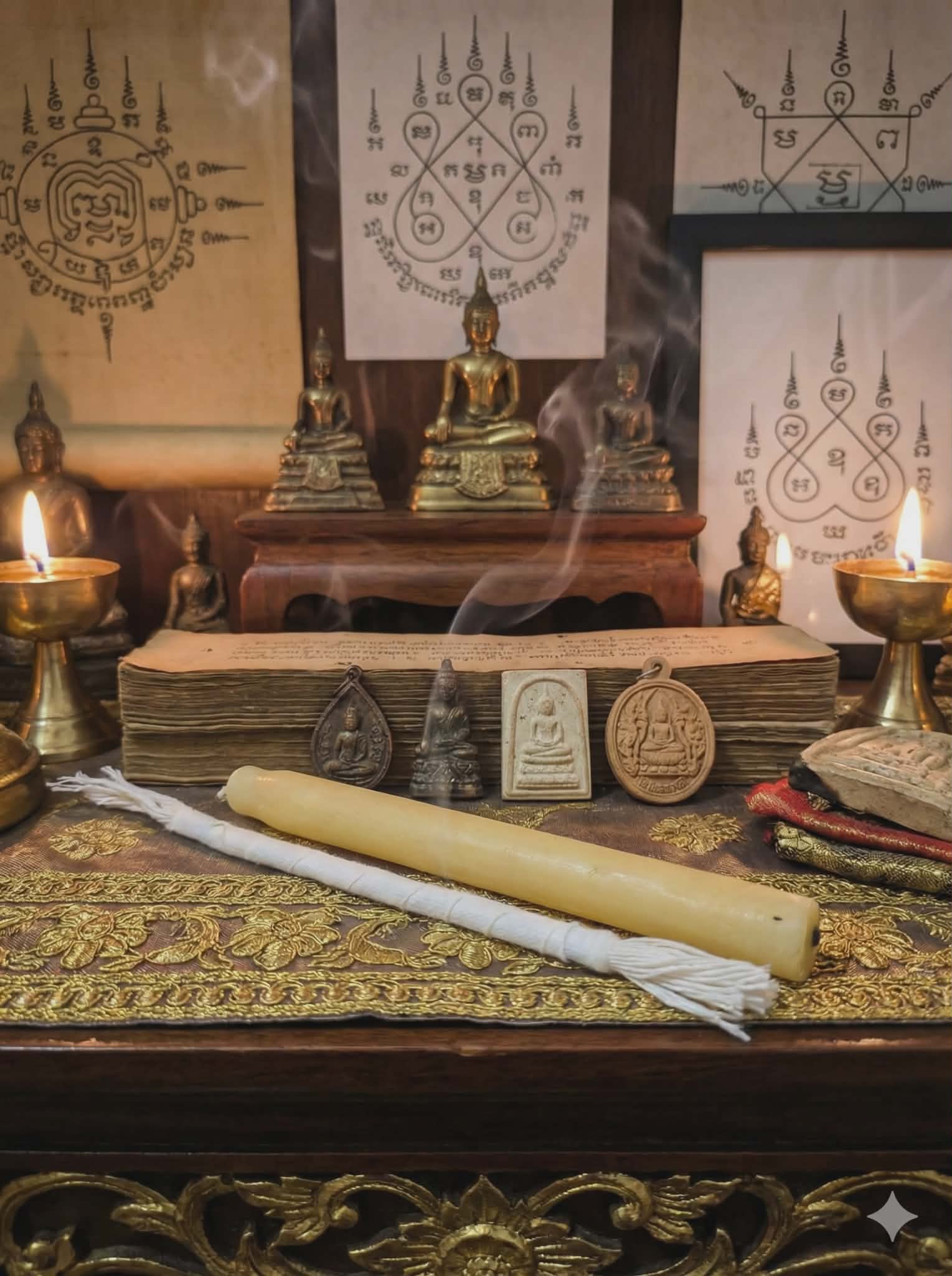 เทียน พระภควัม ทำเฉพาะคน 1อาทิตย์ ส่งพร้อมวิธีจุด  (สอบถาม Line:monton696561)